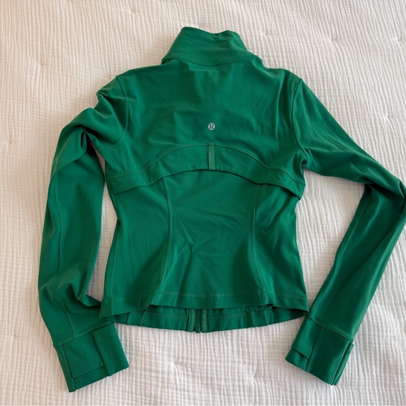 Lululemon Define Cropped Jacket Nulu in Raceway Green - Picture 3 of 4